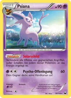 Pokémon-Karte Psiana 048/108