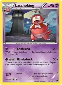 Pokémon-Karte Laschoking 049/108