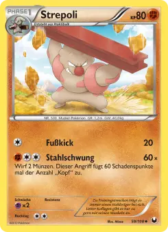 Pokémon-Karte Strepoli 059/108
