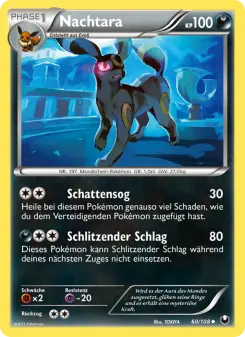 Pokémon-Karte Nachtara 060/108