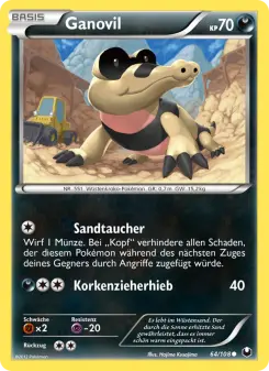 Pokémon-Karte Ganovil 064/108