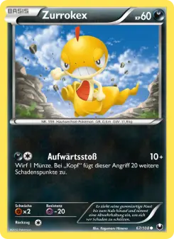 Pokémon-Karte Zurrokex 067/108
