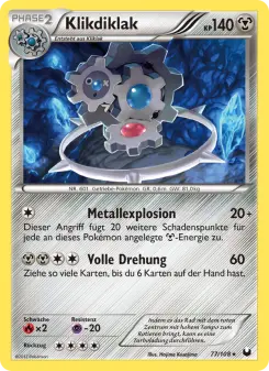 Pokémon-Karte Klikdiklak 077/108