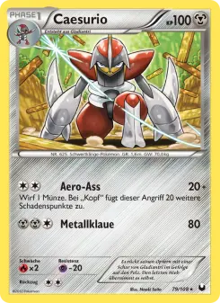 Pokémon-Karte Caesurio 079/108