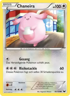 Pokémon-Karte Chaneira 080/108
