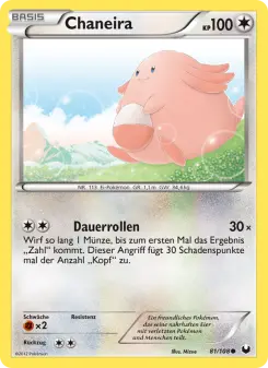 Pokémon-Karte Chaneira 081/108