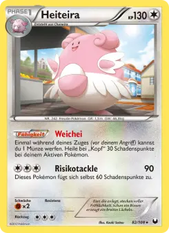 Pokémon-Karte Heiteira 082/108