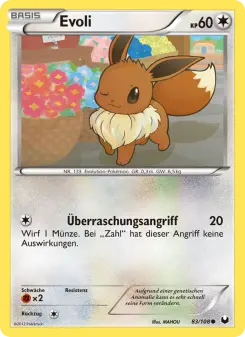 Pokémon-Karte Evoli 083/108