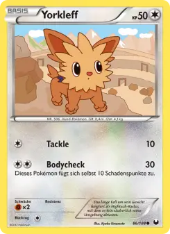 Pokémon-Karte Yorkleff 086/108