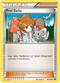 Pokémon-Karte Prof. Esche 098/108