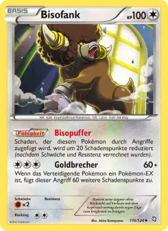 Pokémon-Karte Bisofank 110/124
