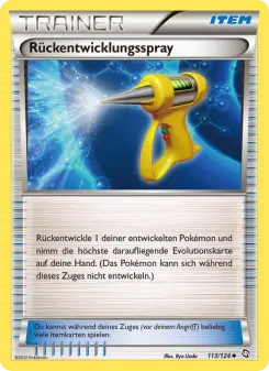 Pokémon-Karte Rückentwicklungsspray 113/124
