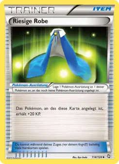 Pokémon-Karte Riesige Robe 114/124