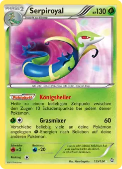 Pokémon-Karte Serpiroyal 125/124