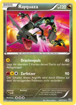 Pokémon-Karte Rayquaza 128/124