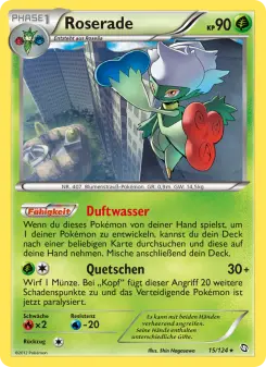 Pokémon-Karte Roserade 015/124