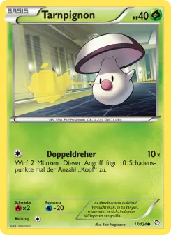 Pokémon-Karte Tarnpignon 017/124