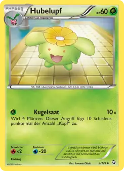 Pokémon-Karte Hubelupf 002/124