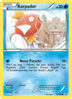 Pokémon-Karte Karpador 023/124