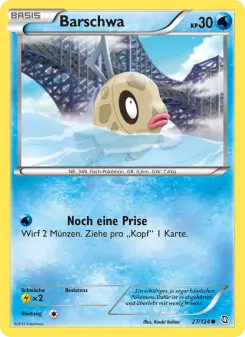 Pokémon-Karte Barschwa 027/124