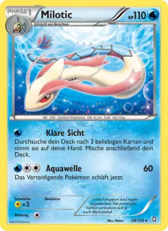 Pokémon-Karte Milotic 028/124