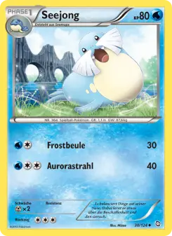 Pokémon-Karte Seejong 030/124