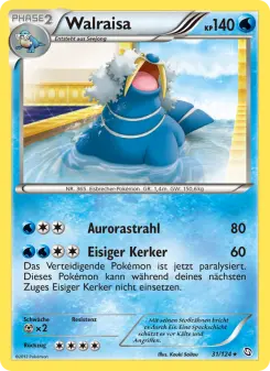 Pokémon-Karte Walraisa 031/124