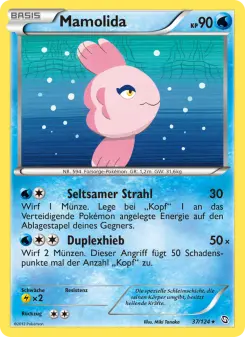 Pokémon-Karte Mamolida 037/124