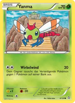 Pokémon-Karte Yanma 004/124