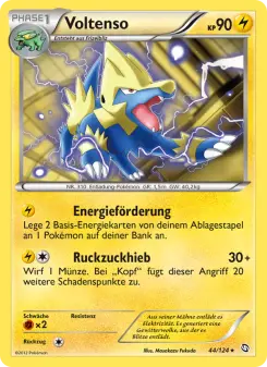 Pokémon-Karte Voltenso 044/124