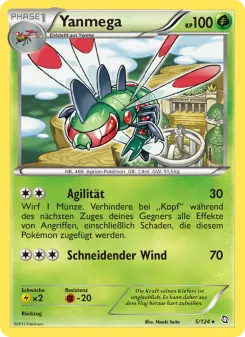 Pokémon-Karte Yanmega 005/124