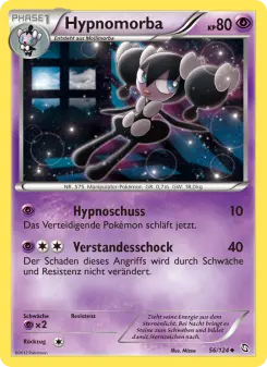 Pokémon-Karte Hypnomorba 056/124