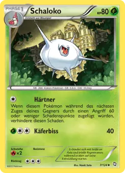Pokémon-Karte Schaloko 007/124