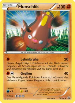 Pokémon-Karte Flunschlik 070/124