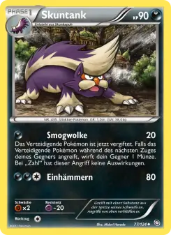 Pokémon-Karte Skuntank 077/124