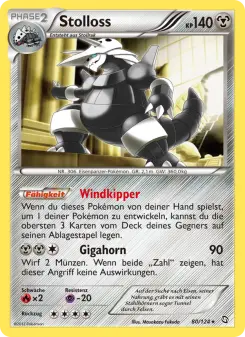 Pokémon-Karte Stolloss 080/124