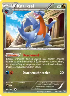 Pokémon-Karte Knarksel 089/124
