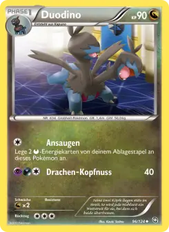 Pokémon-Karte Duodino 096/124