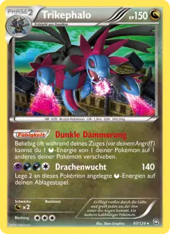 Pokémon-Karte Trikephalo 097/124
