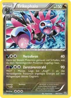 Pokémon-Karte Trikephalo 098/124