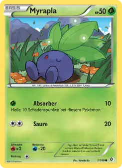 Pokémon-Karte Myrapla 001/149