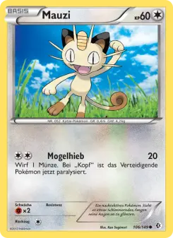 Pokémon-Karte Mauzi 106/149
