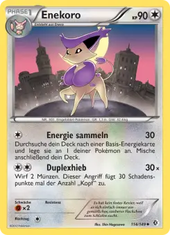 Pokémon-Karte Enekoro 114/149