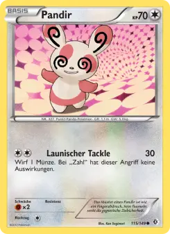 Pokémon-Karte Pandir 115/149