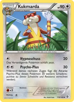 Pokémon-Karte Kukmarda 119/149