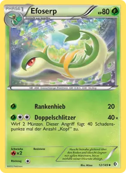 Pokémon-Karte Efoserp 012/149