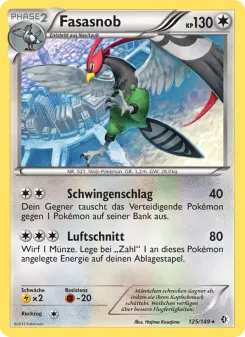 Pokémon-Karte Fasasnob 125/149