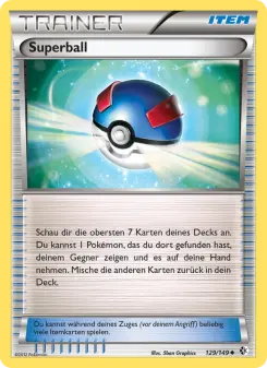 Pokémon-Karte Superball 129/149