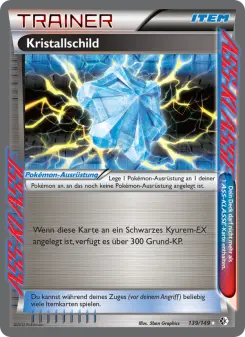 Pokémon-Karte Kristallschild 139/149