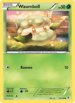 Pokémon-Karte Waumboll 014/149